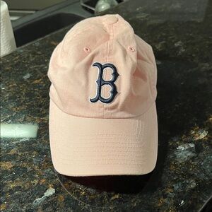 Women's Pink Baseball Cap with Embroidered Logo